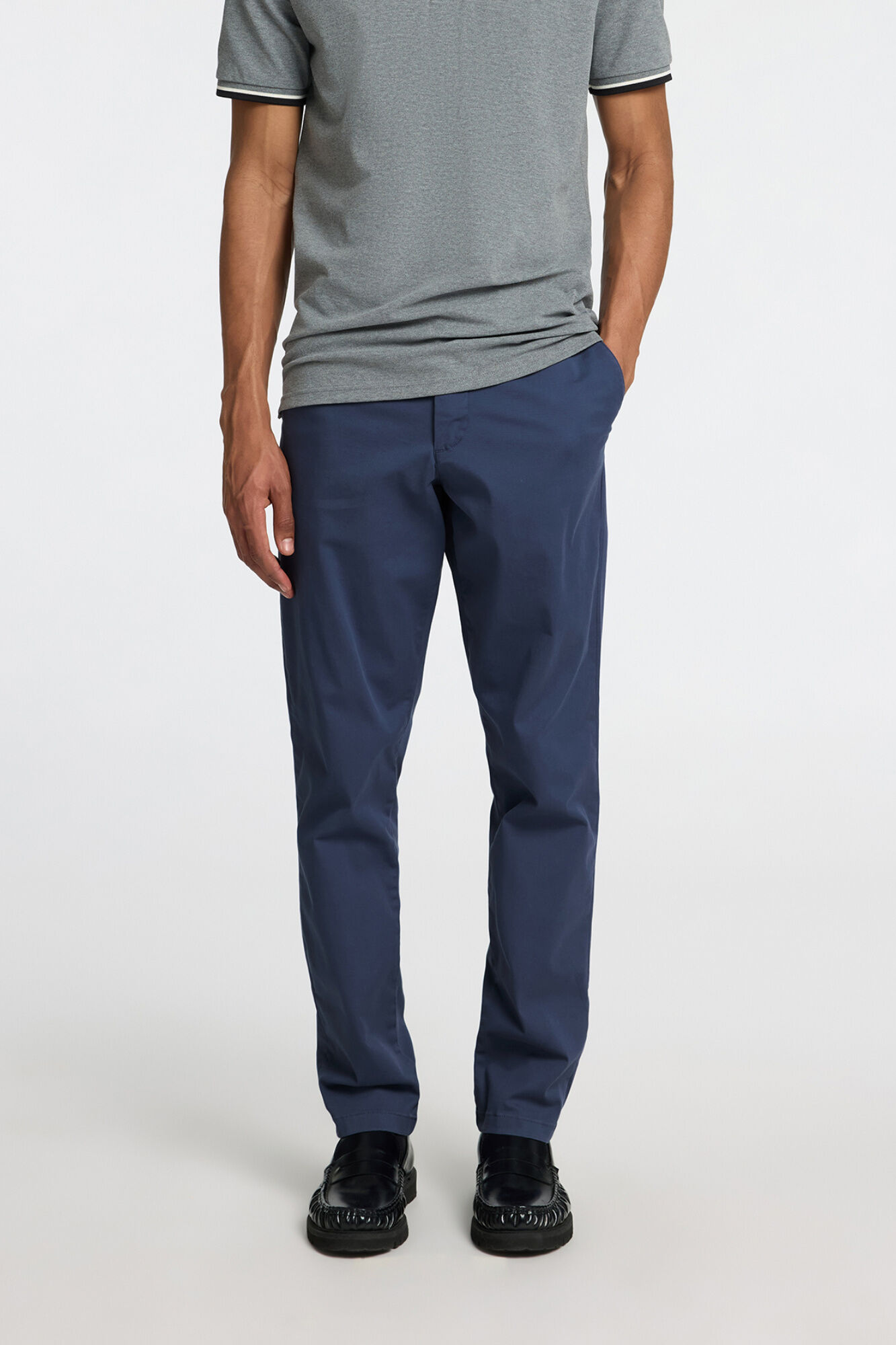 Selected Cal&ccedil;as chino para homem slim fit Azul