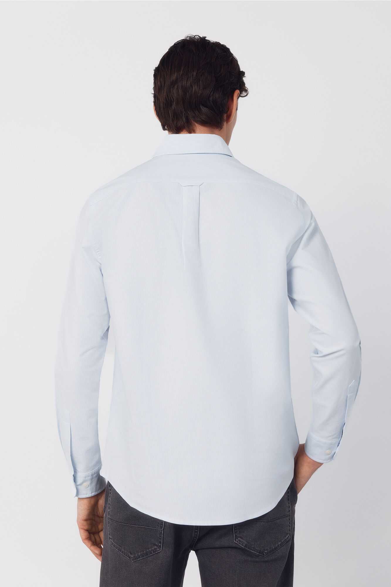 Cortefiel Camisa oxford raya candela Azul