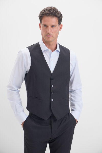 Cortefiel Series XXI waistcoat Grey