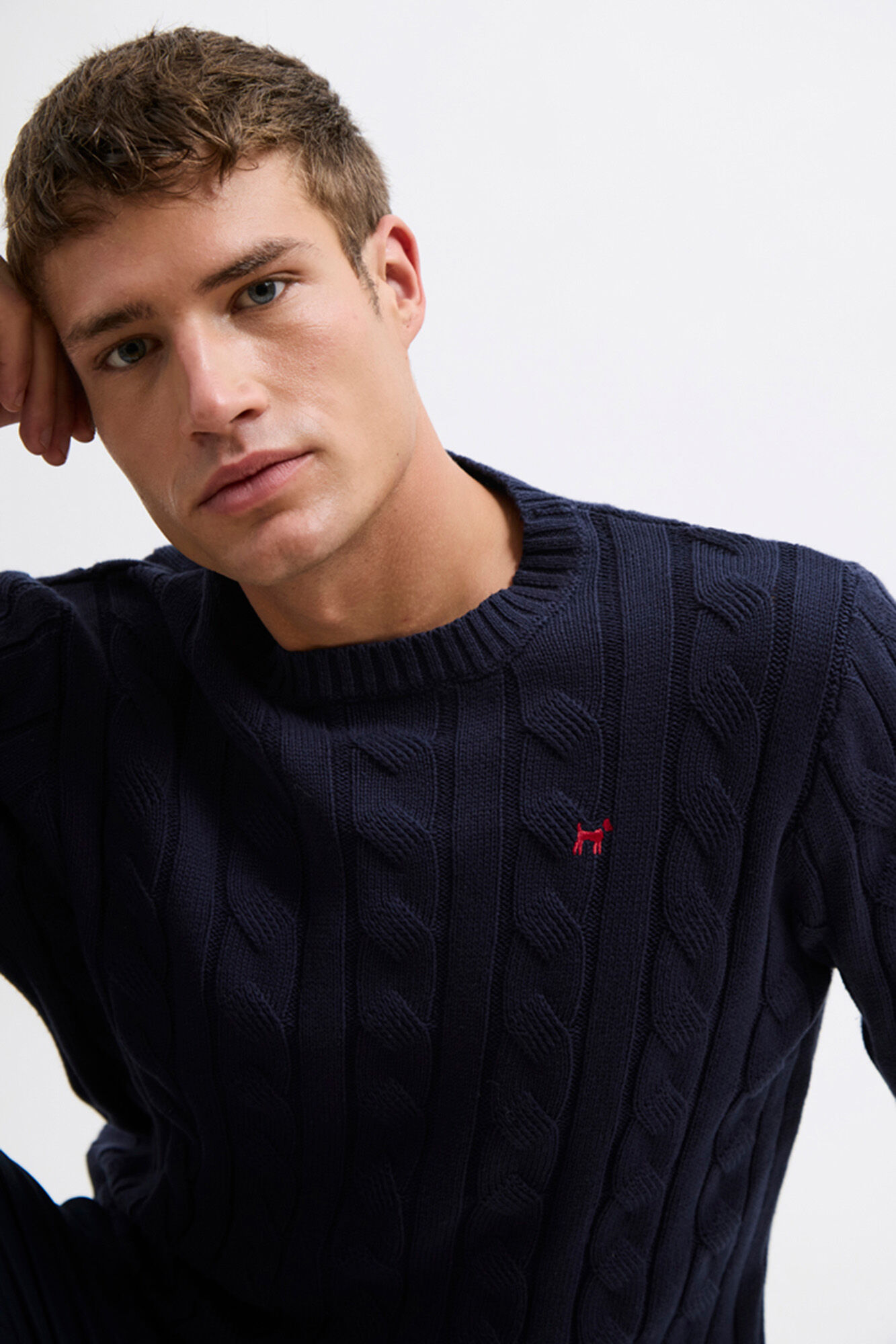 Williot Camisola tran&ccedil;ado Azul