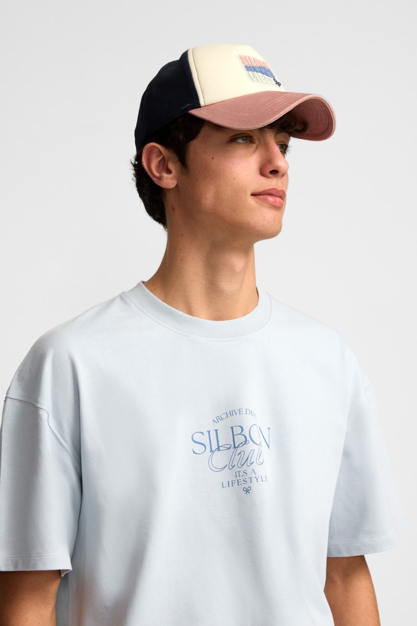 Silbon Camiseta special fit silbon club Gris