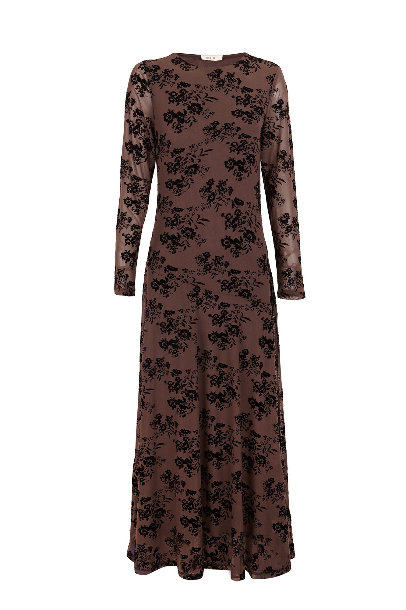 Slowlove Vestido devorado Multicolorido