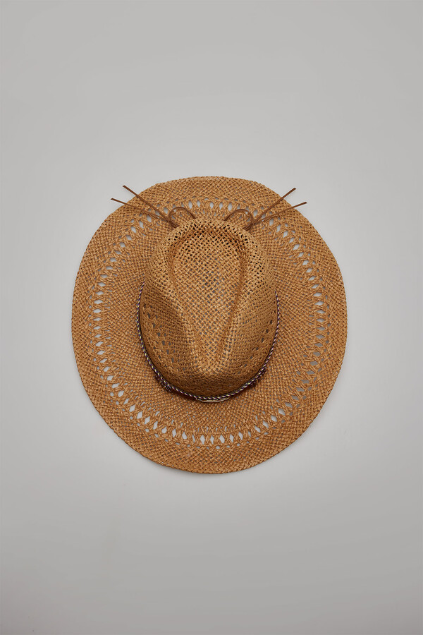 Cortefiel Sombrero cowboy Marrón