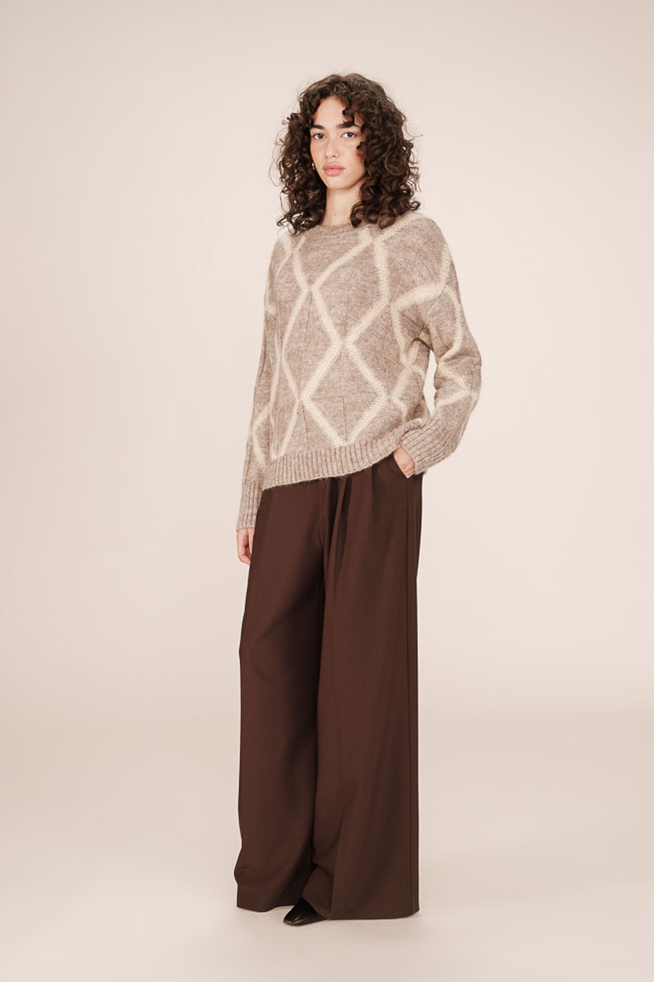 Grace & Mila Camisola b&aacute;sico com gola redonda