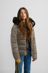 Silbon Parka corta acolchada Kaki