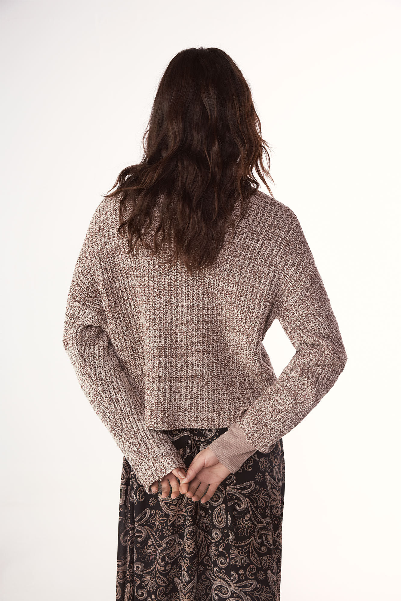 Slowlove Jersey punto perlado Nude