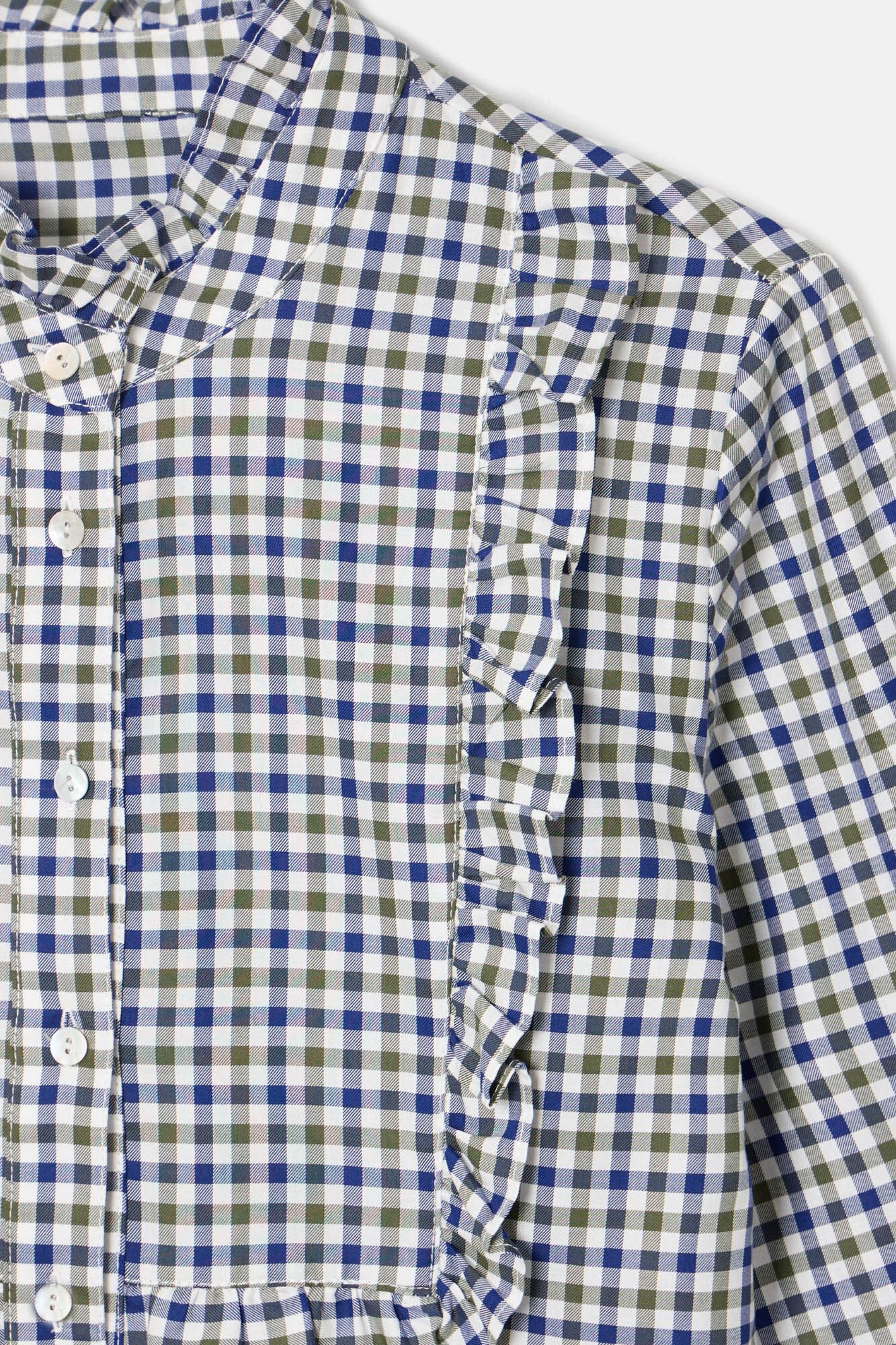 Silbon Blusa jacquard xadrez Multicolorido