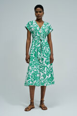 Salsa Jeans Floral print dress Green