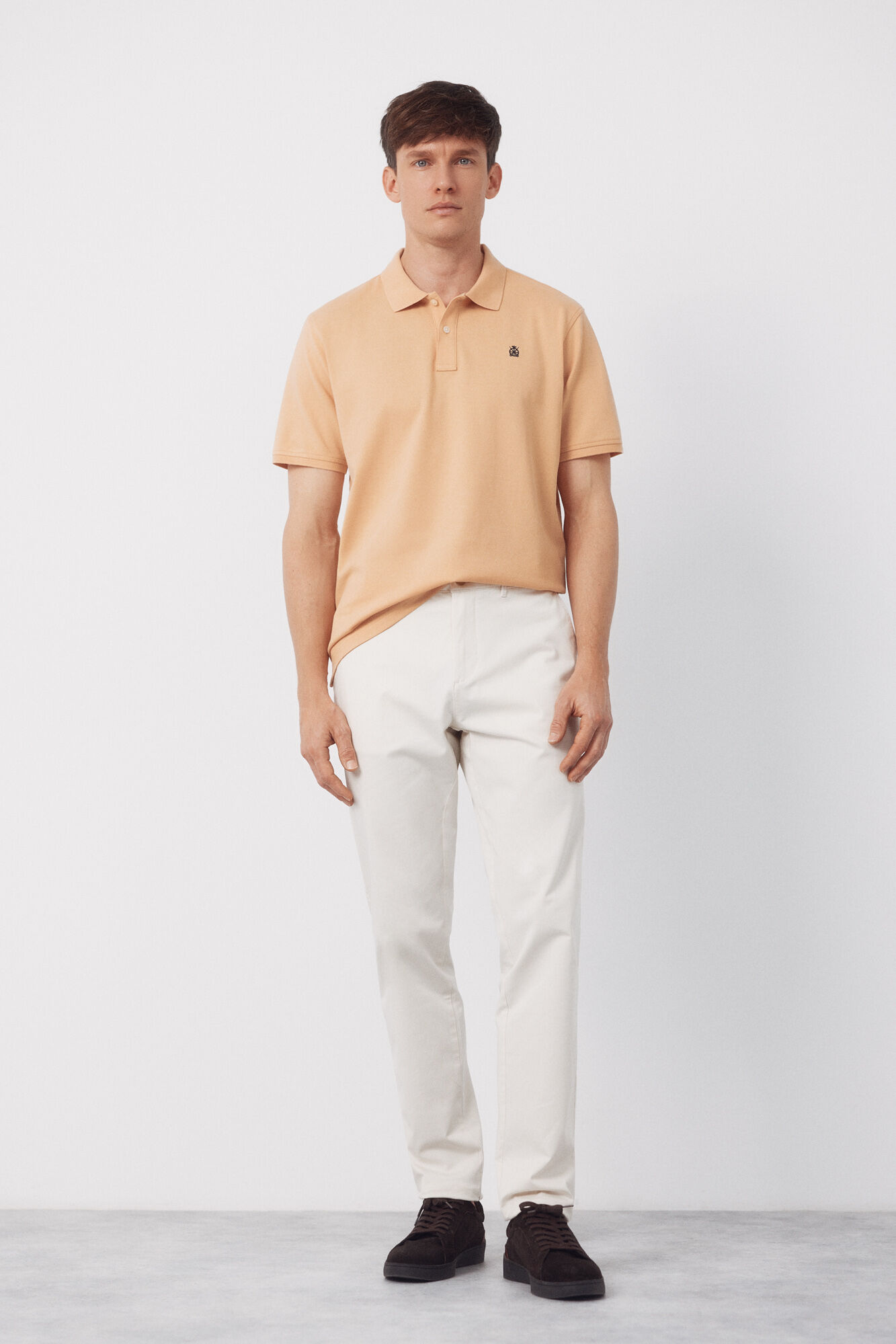 Cortefiel Piqu&eacute; basic polo shirt