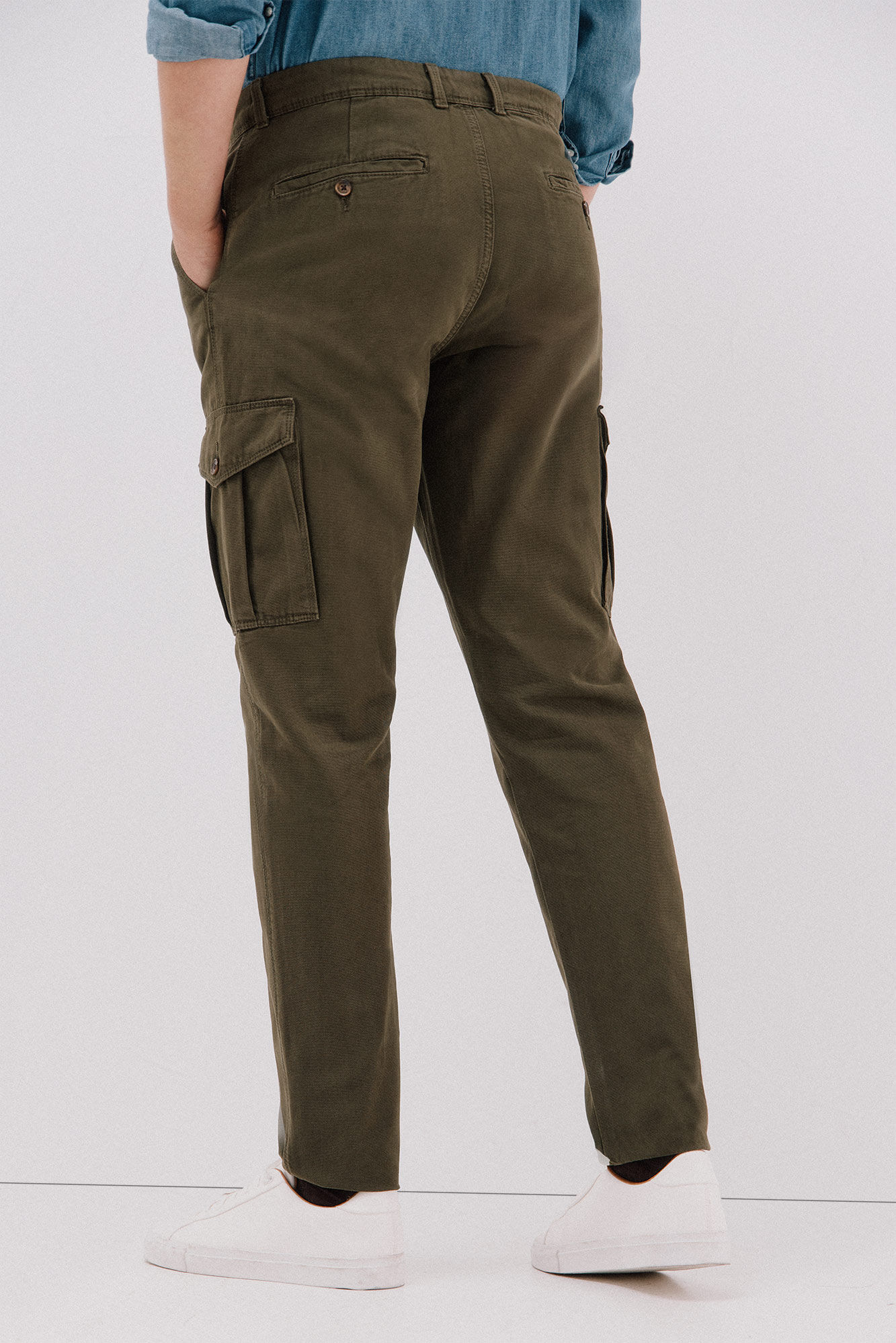 Cortefiel Cargo trousers  Kaki