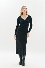 Caroll Camisola detalhe gola Preto