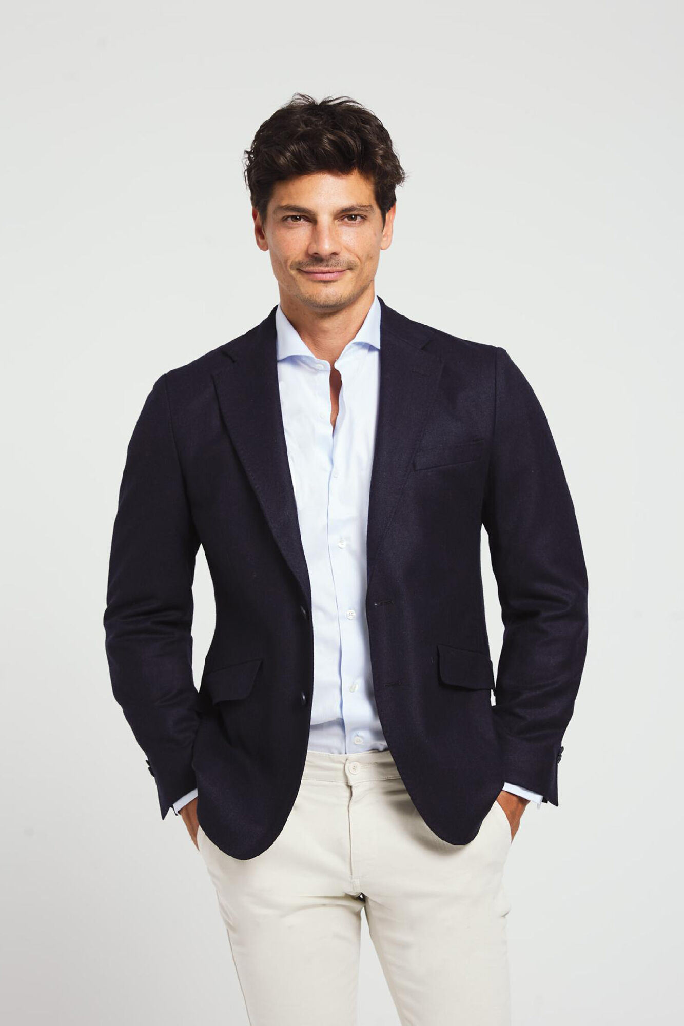 Silbon Silbon classic navy blue blazer Blue