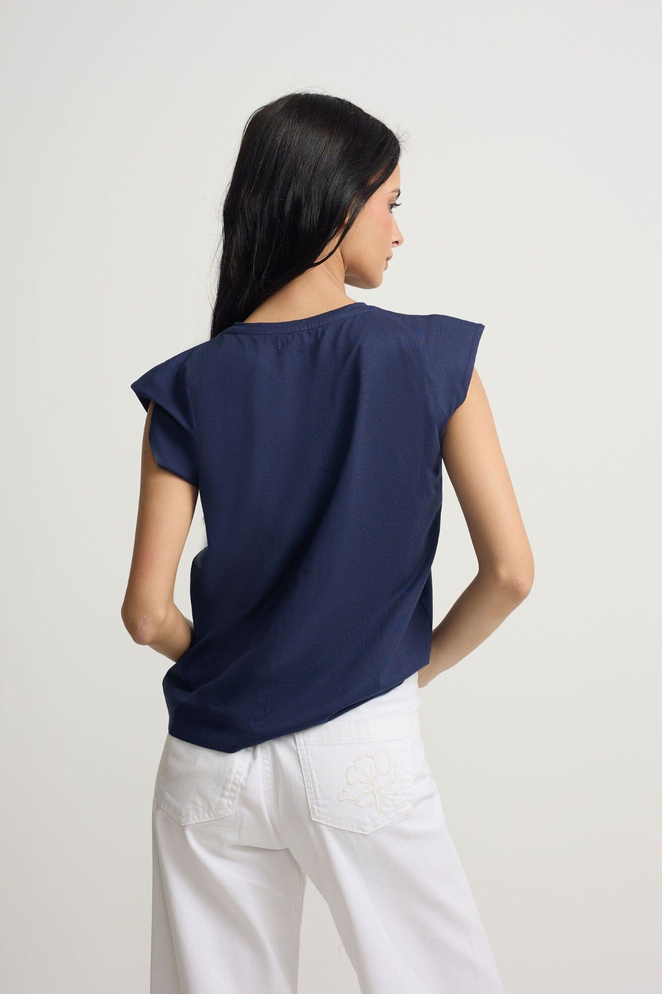 Silbon T-shirt woman sun Azul