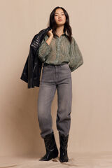 Slowlove Printed shirt Printed green