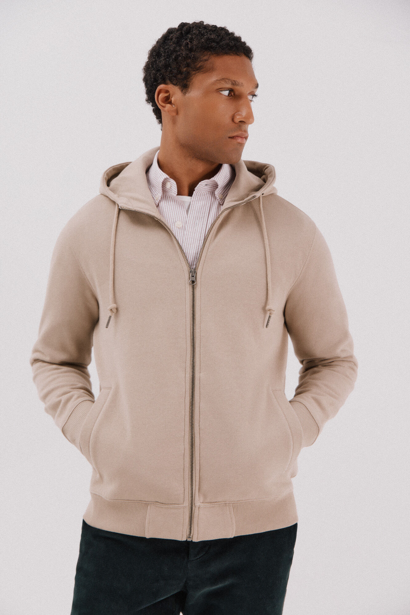 Cortefiel Hooded cardigan