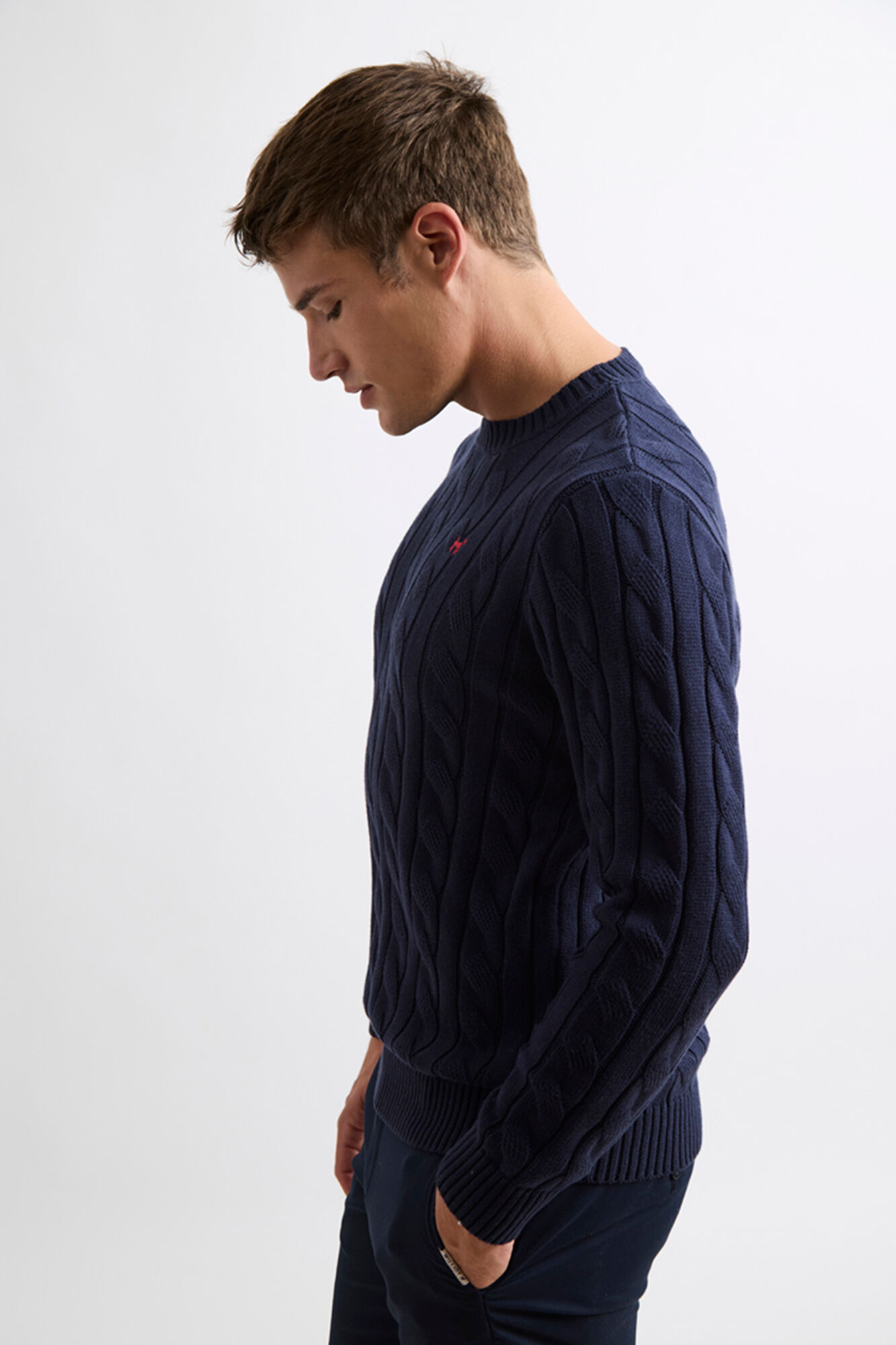 Williot Camisola tran&ccedil;ado Azul