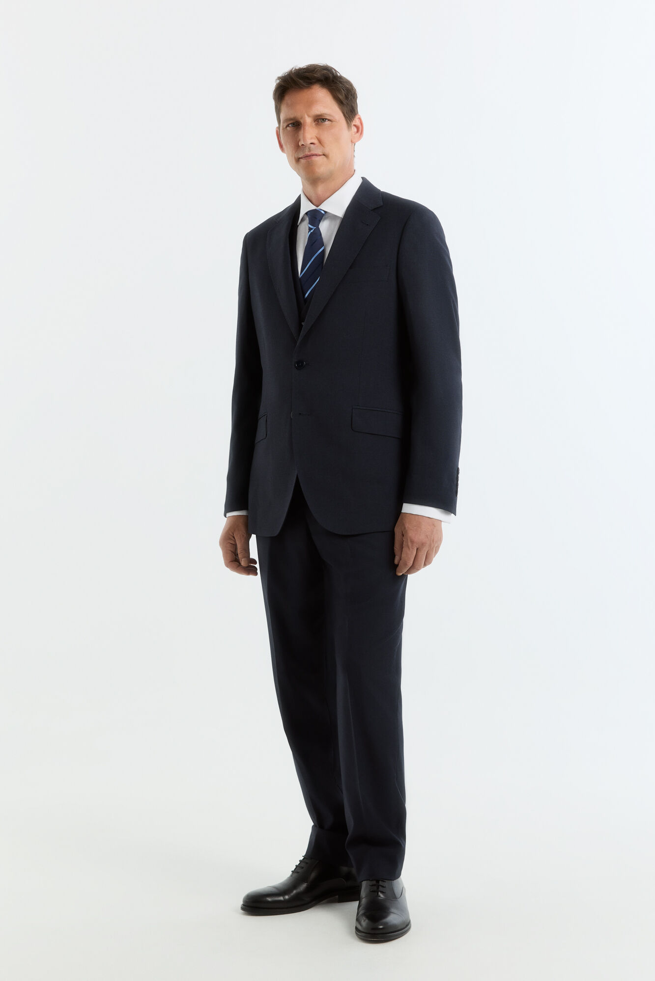 Cortefiel Navy plain faux trouser Serie XXI