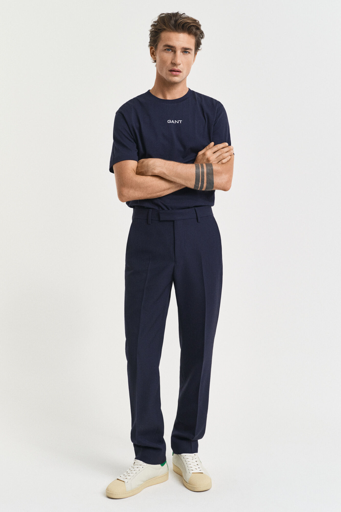 Gant Small GANT Graphic T-shirt Navy