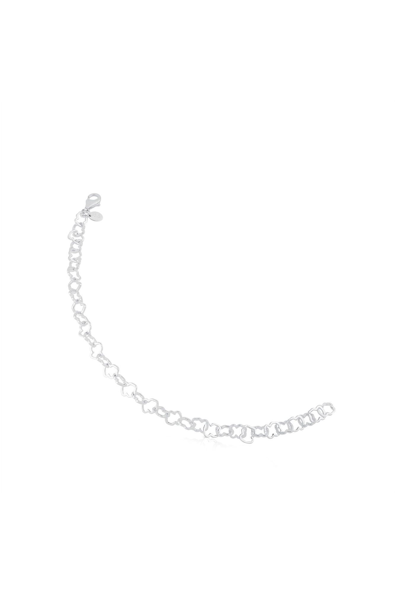 Tous Pulsera de plata motivo Carrusel Gris