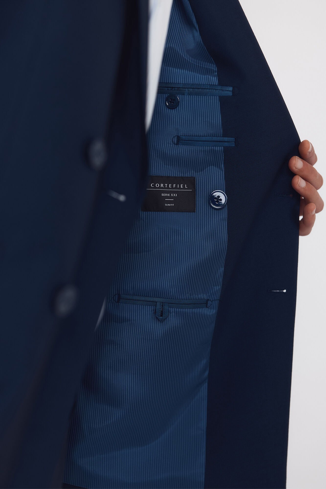 Cortefiel Estrutura americana de travestismo no s&eacute;culo XXI Azul