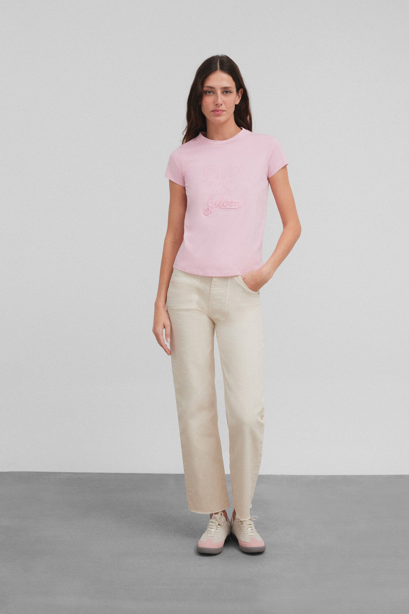 Silbon Camiseta woman clasica Rosa