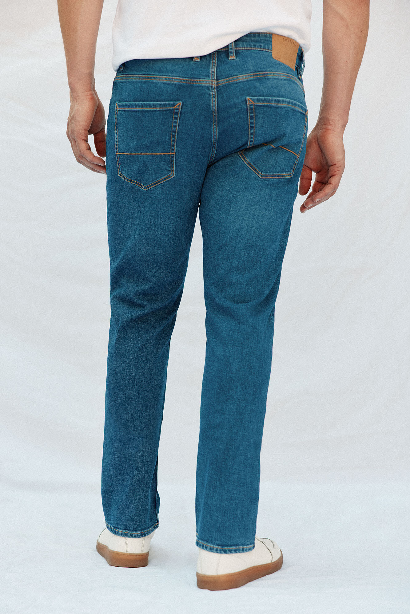 Cortefiel Regular fit jeans Blue