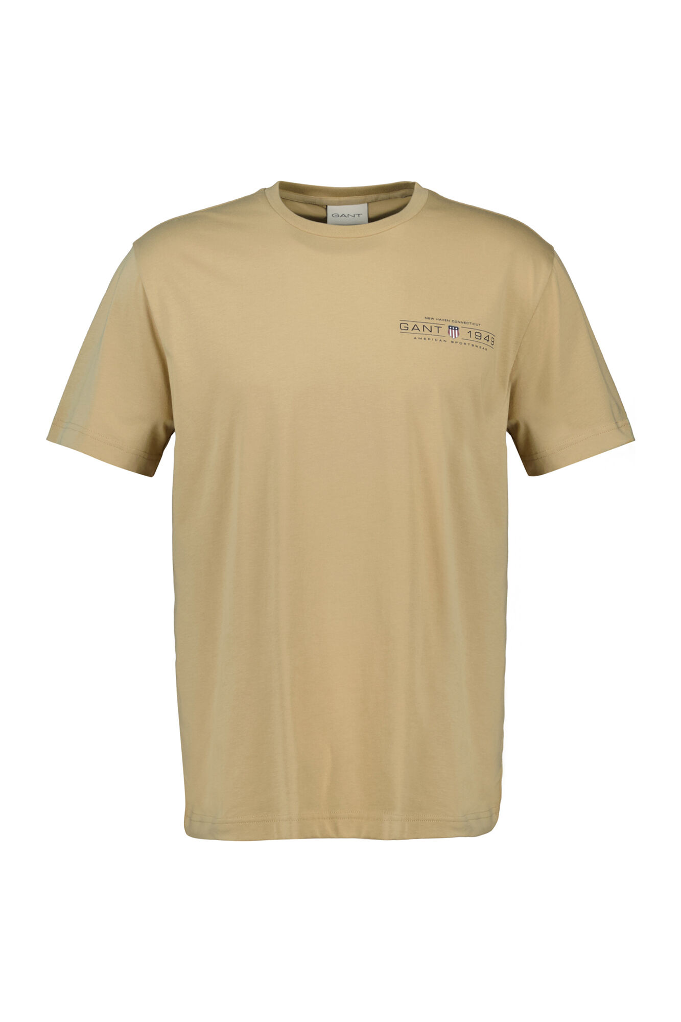 Gant Camiseta com estampado gr&aacute;fica Ecru