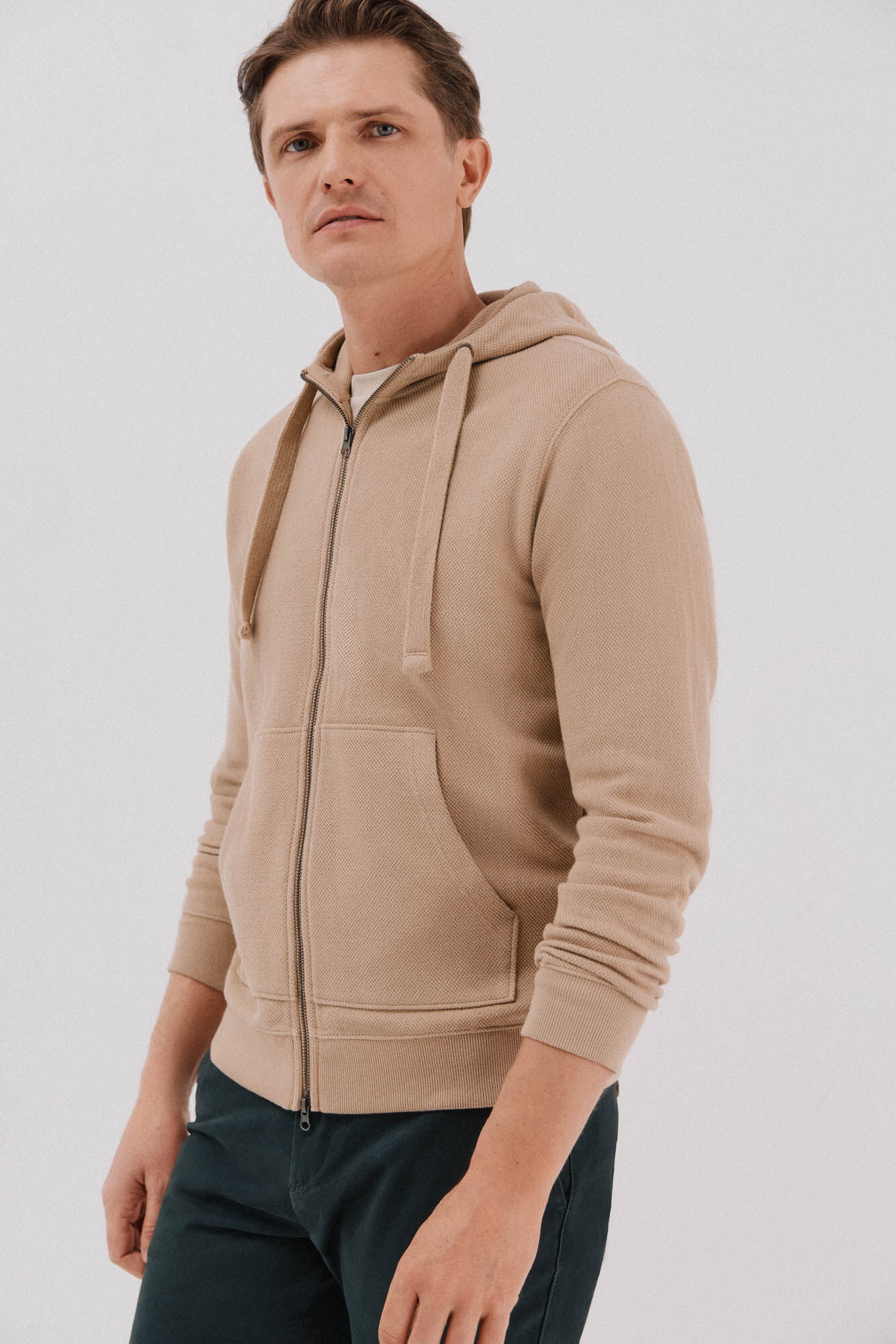 Cortefiel Hooded cardigan