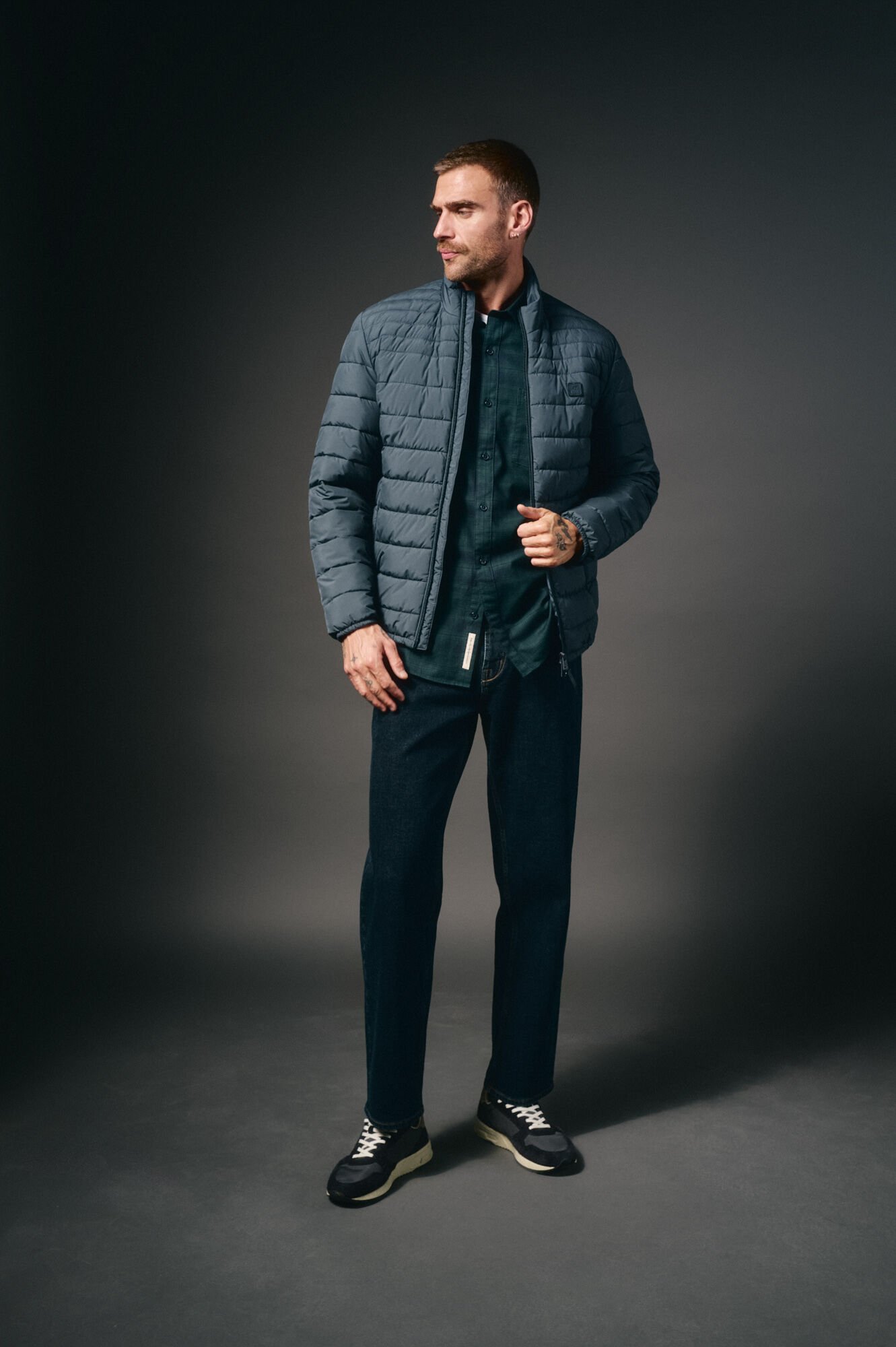 OOTO Cazadora acolchada ultralight Azul marino