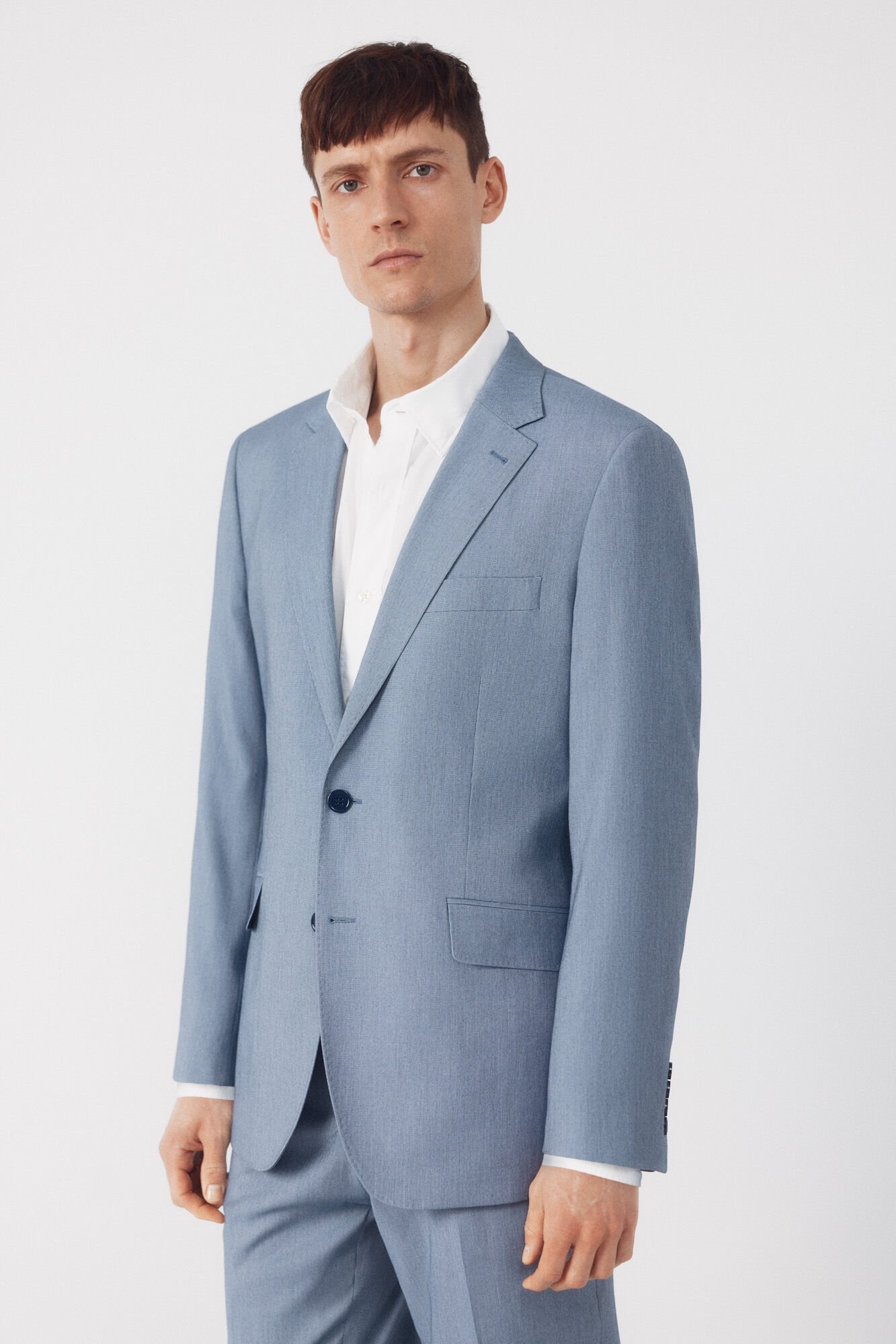 Cortefiel Azul serrilhado americano s&eacute;culo XXI Azul