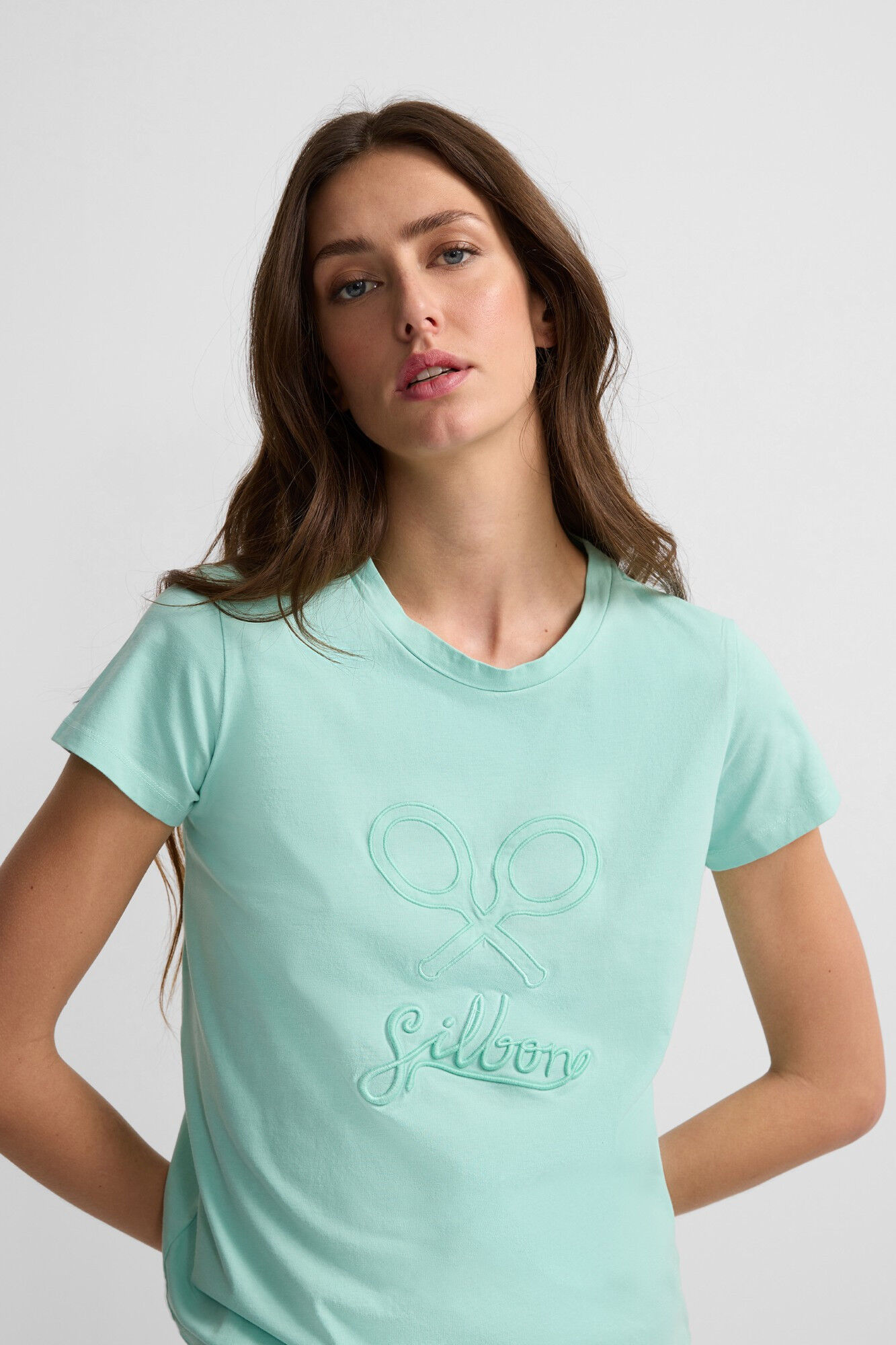 Silbon Camiseta cl&aacute;ssica Verde