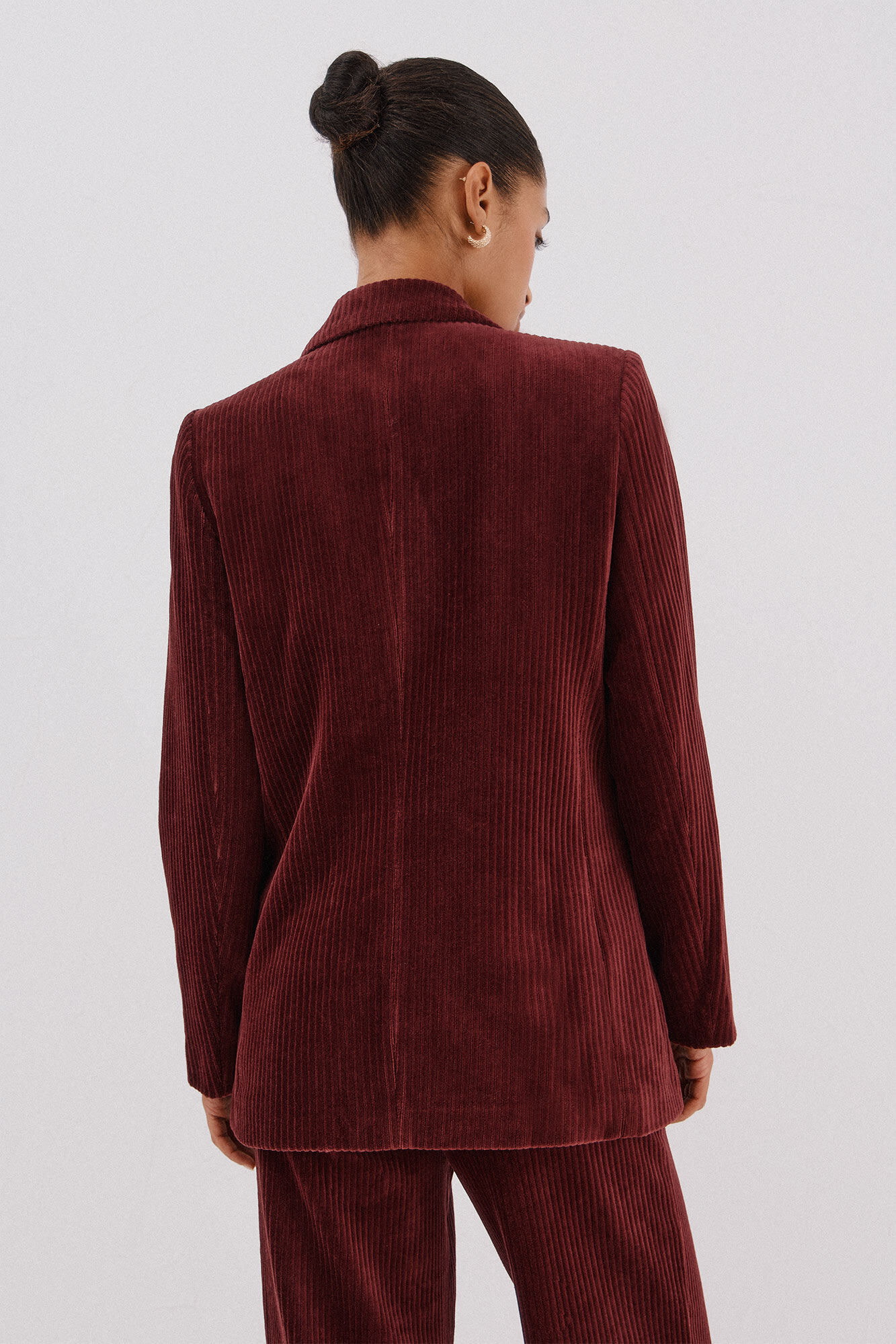 Cortefiel Blazer feminino de veludo Granada