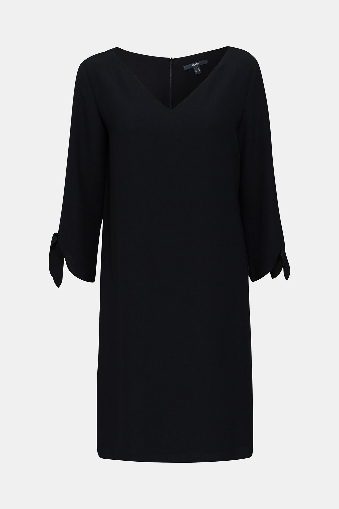 Esprit Loose fit crepe dress Black