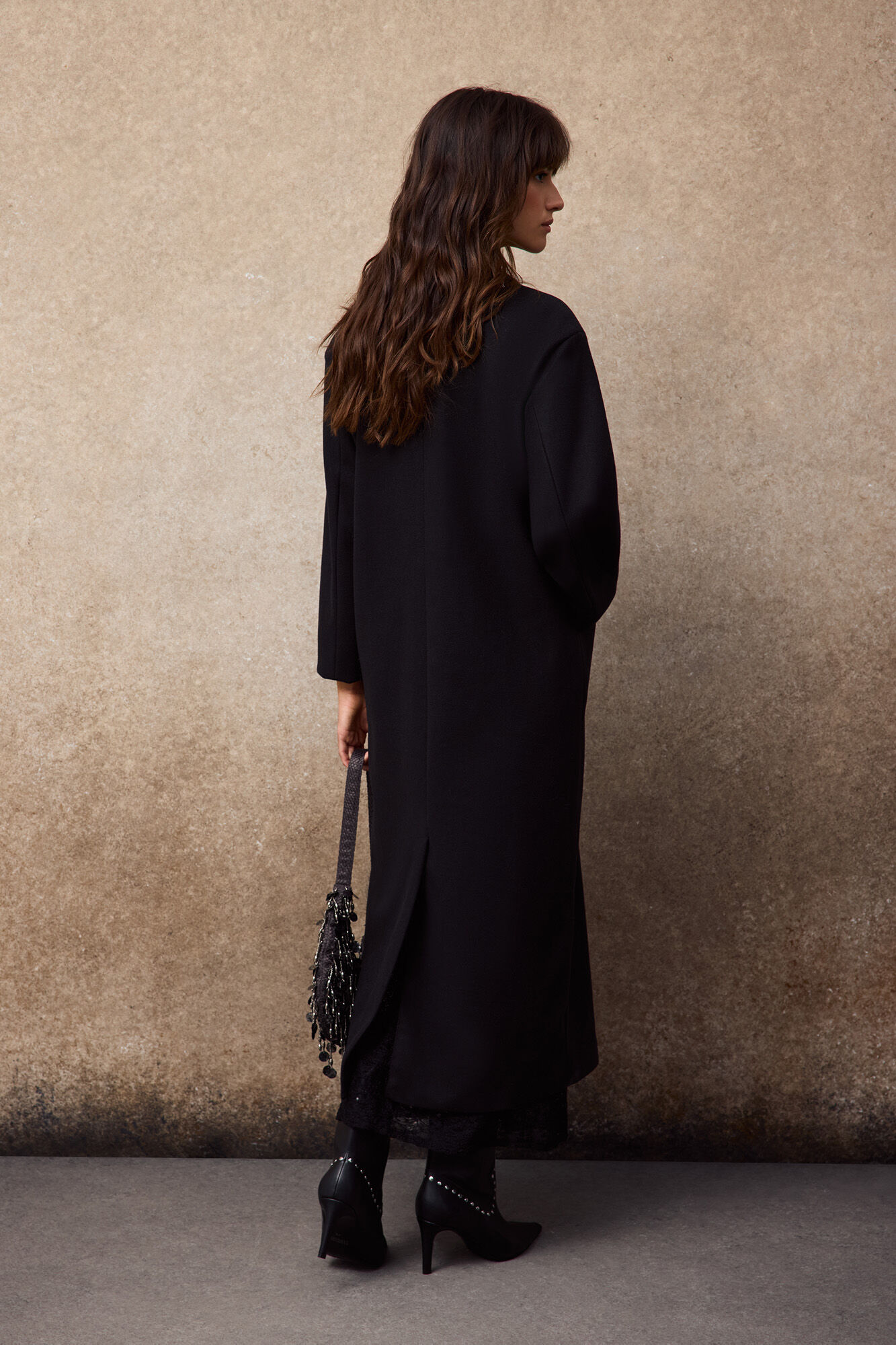 Slowlove Long coat Black