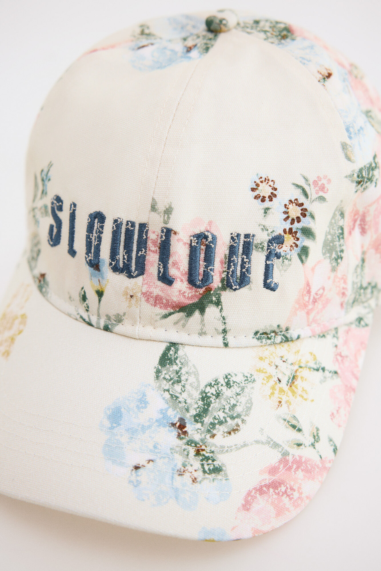 Slowlove GORRA ESTAMPADO FLORAL Estampado blanco
