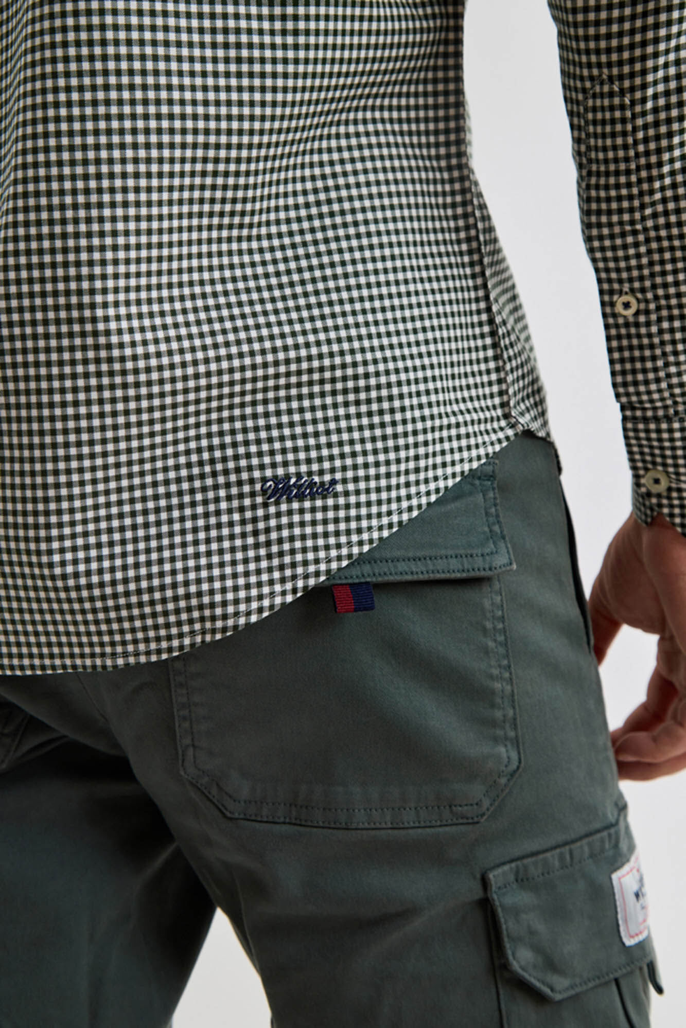 Williot Camisa Vichy Verde oscuro