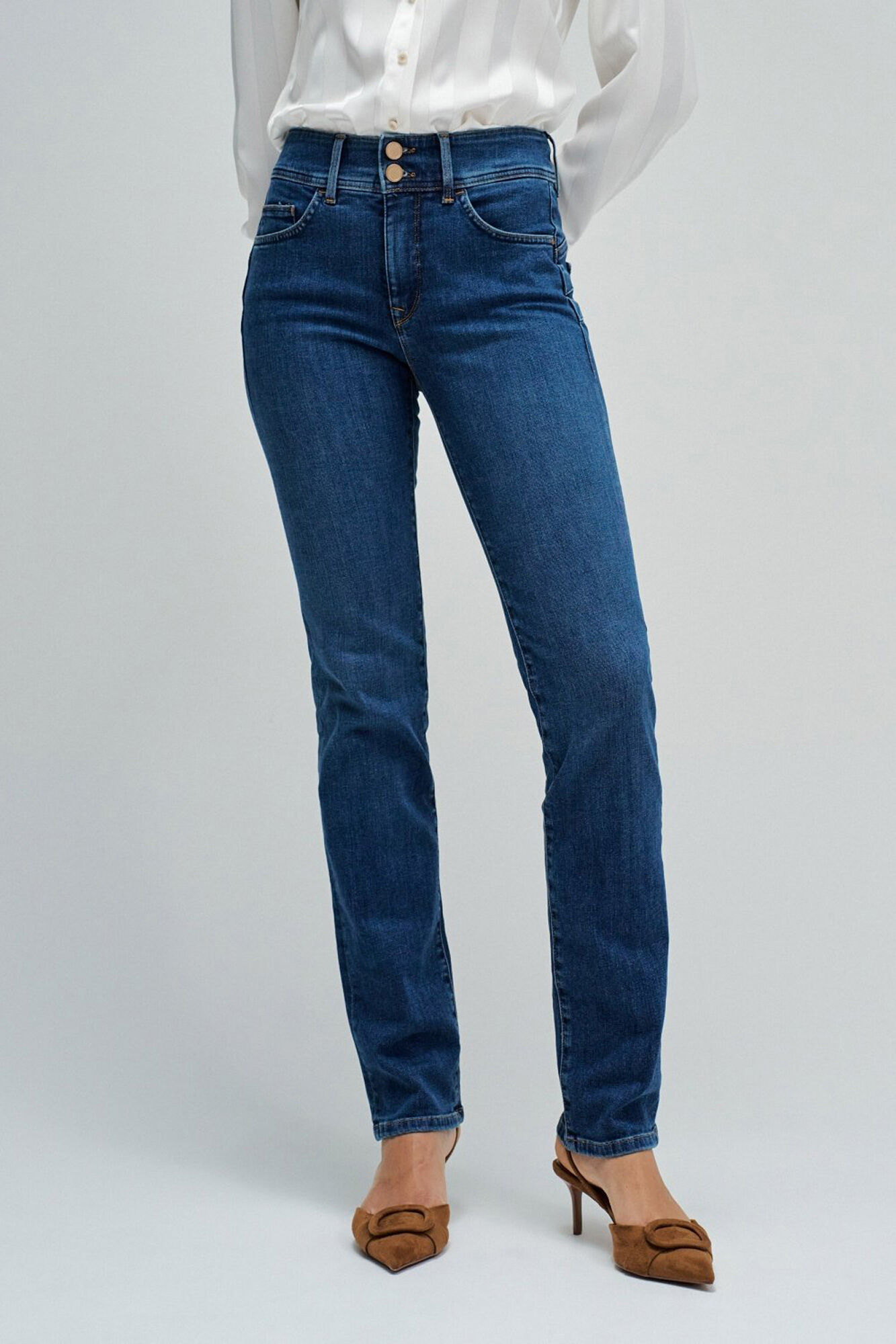 Salsa Jeans Jeans secret slim b&aacute;sicos Azul
