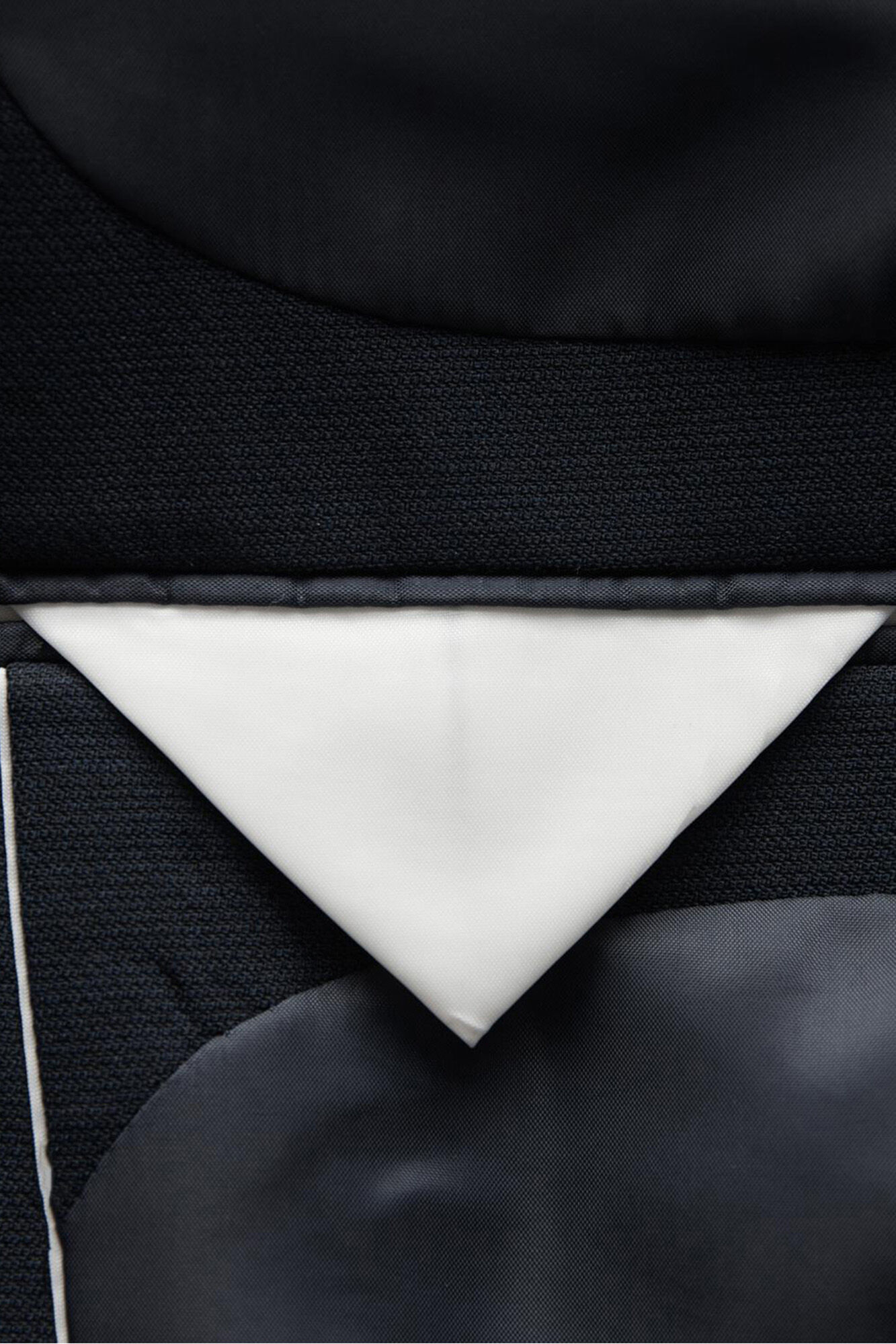 Selected Terno slim fit de duas pe&ccedil;as em l&atilde; fria Azul