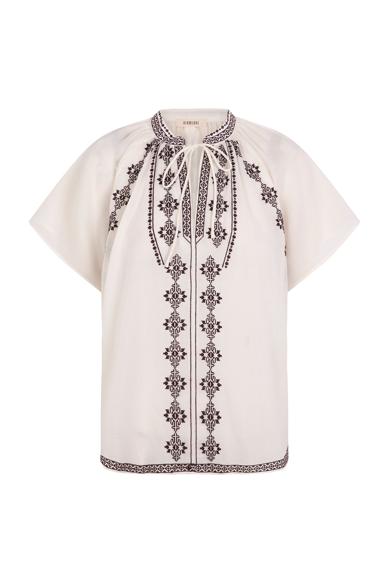 Slowlove Blusa bordada Branco