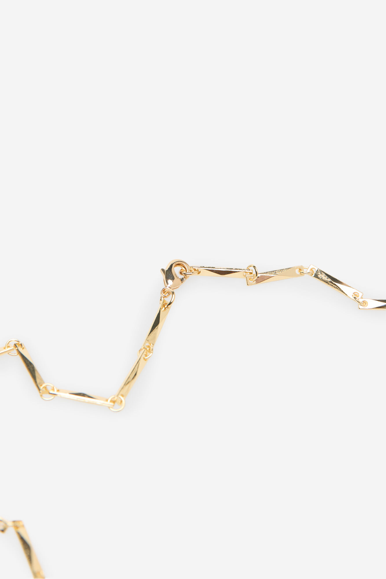 Cortefiel Long petal necklace Yellow