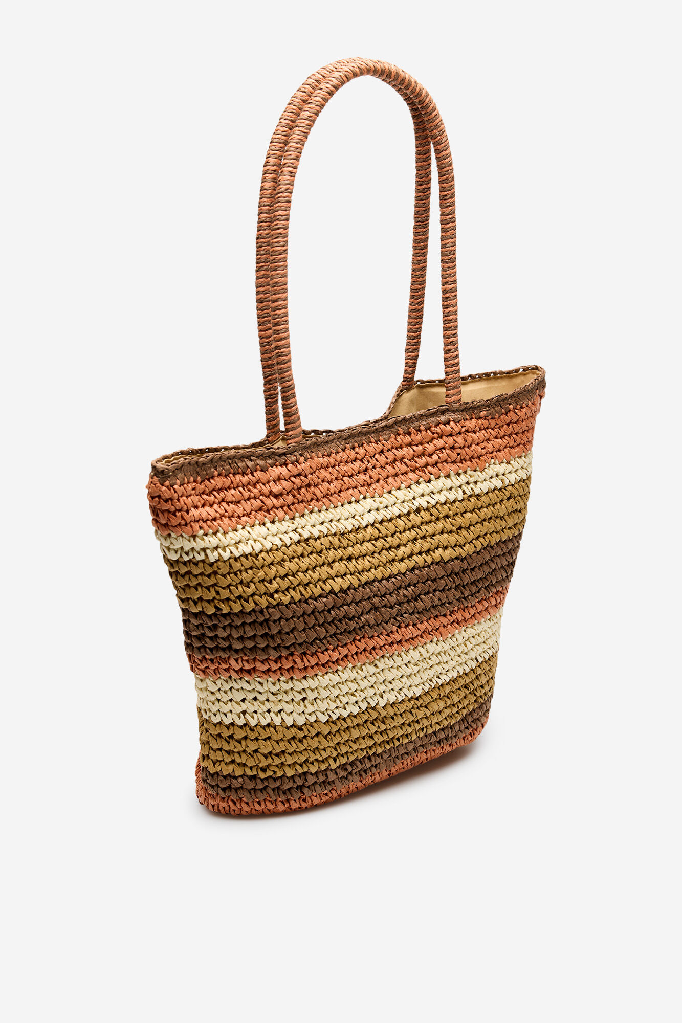 Cortefiel Multicoloured beach bag Printed white