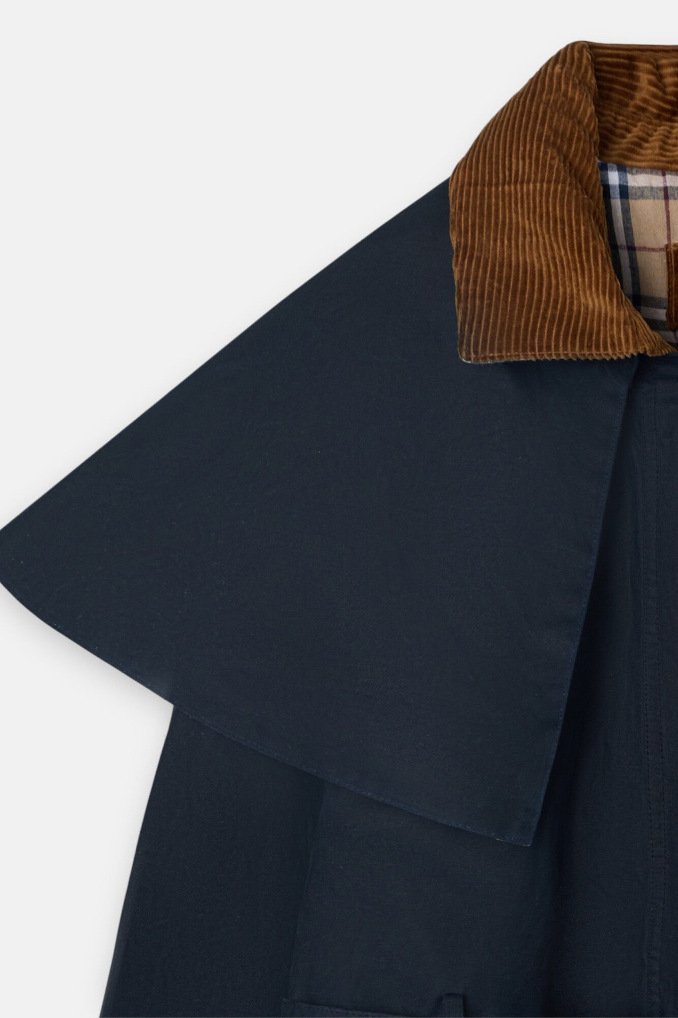 Silbon Parka longa encerada Azul