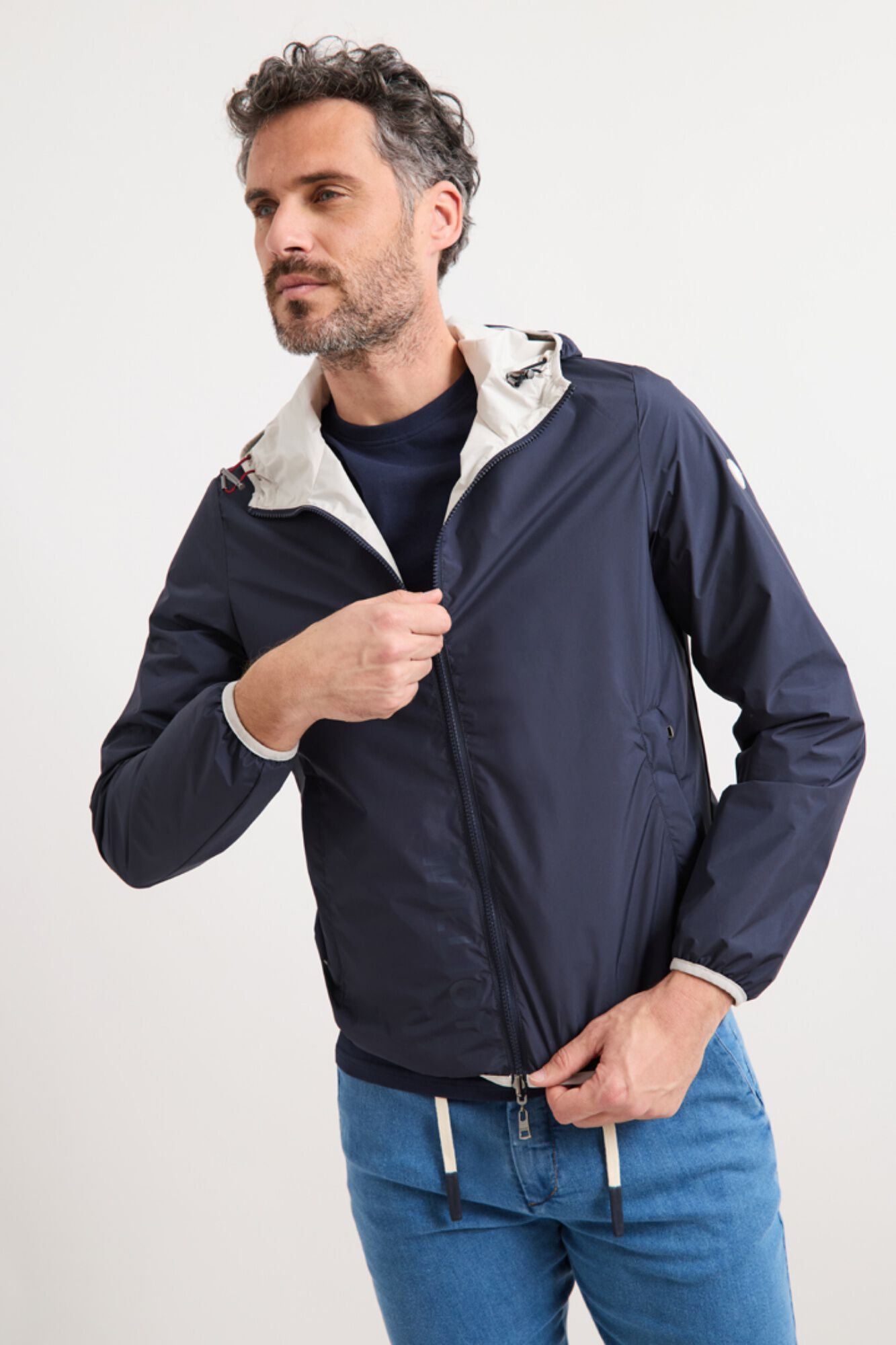 Williot Blus&atilde;o Revers&iacute;vel T&eacute;cnico Azul