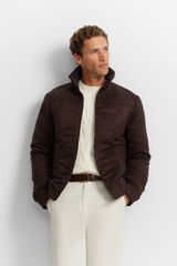 Silbon Suede jacket Brown