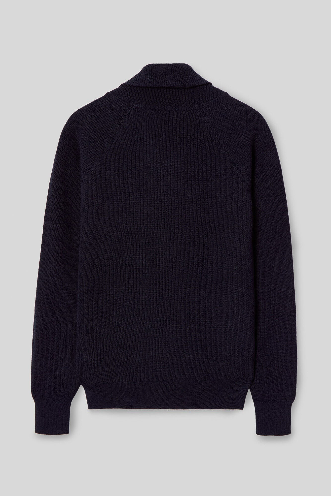 Silbon Navy blue shawl collar jumper Navy