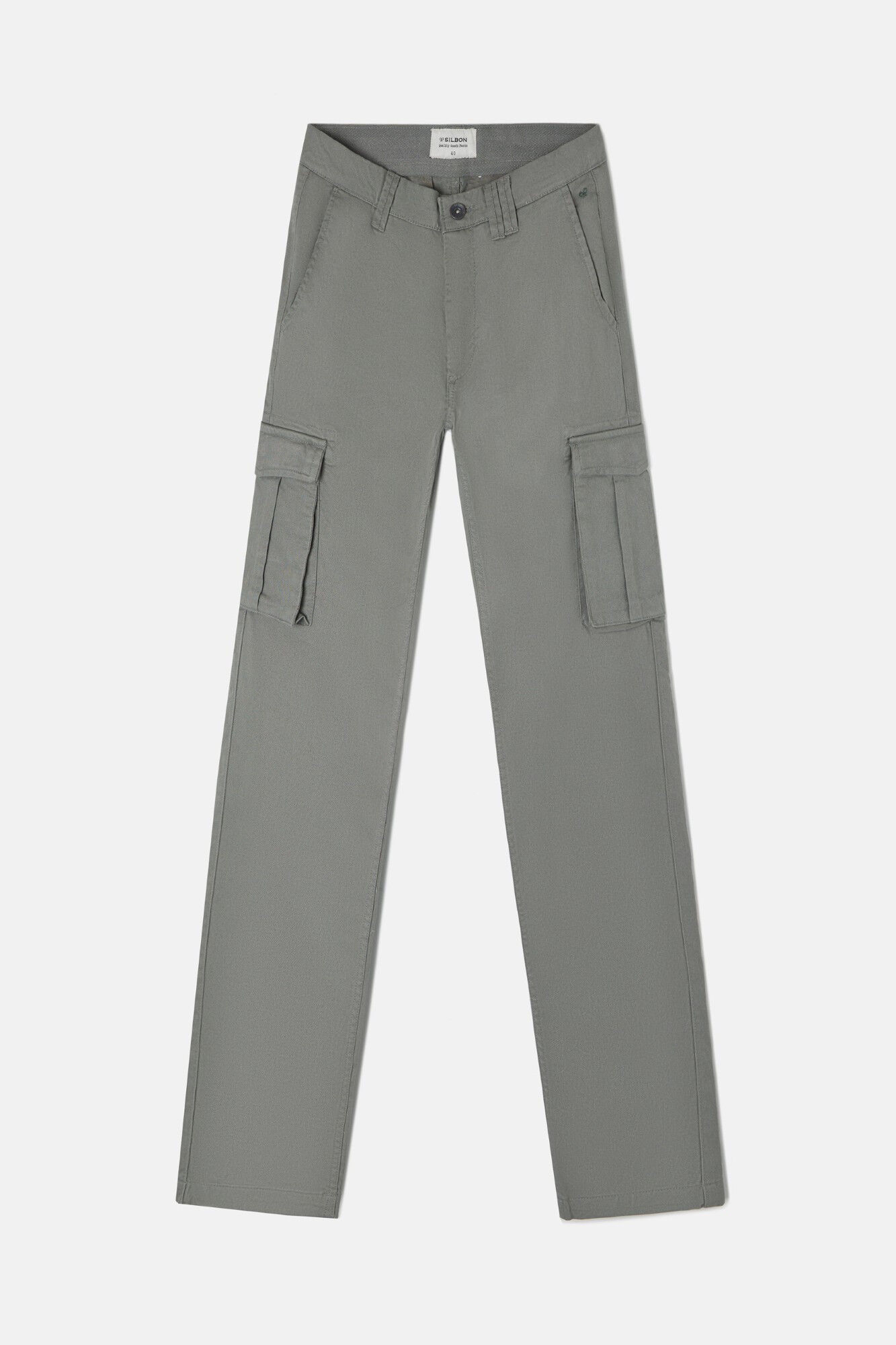 Silbon Casual sport cargo pants Green