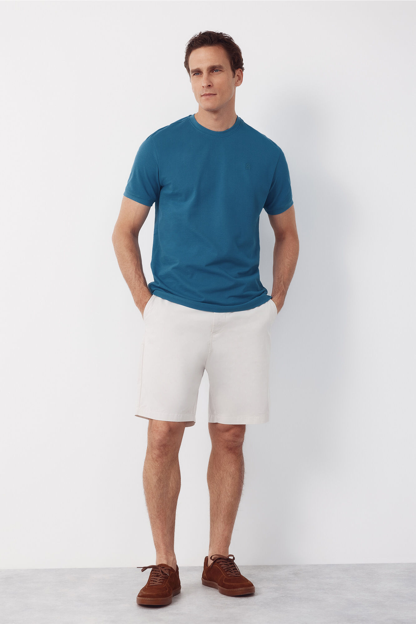 Cortefiel Camiseta b&aacute;sica piqu&eacute;