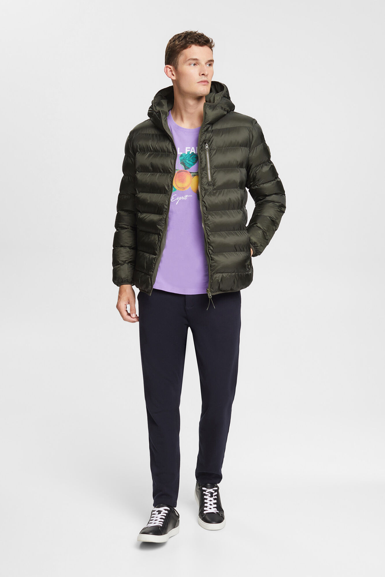 Esprit Abrigo ultralight corto reversible Kaki