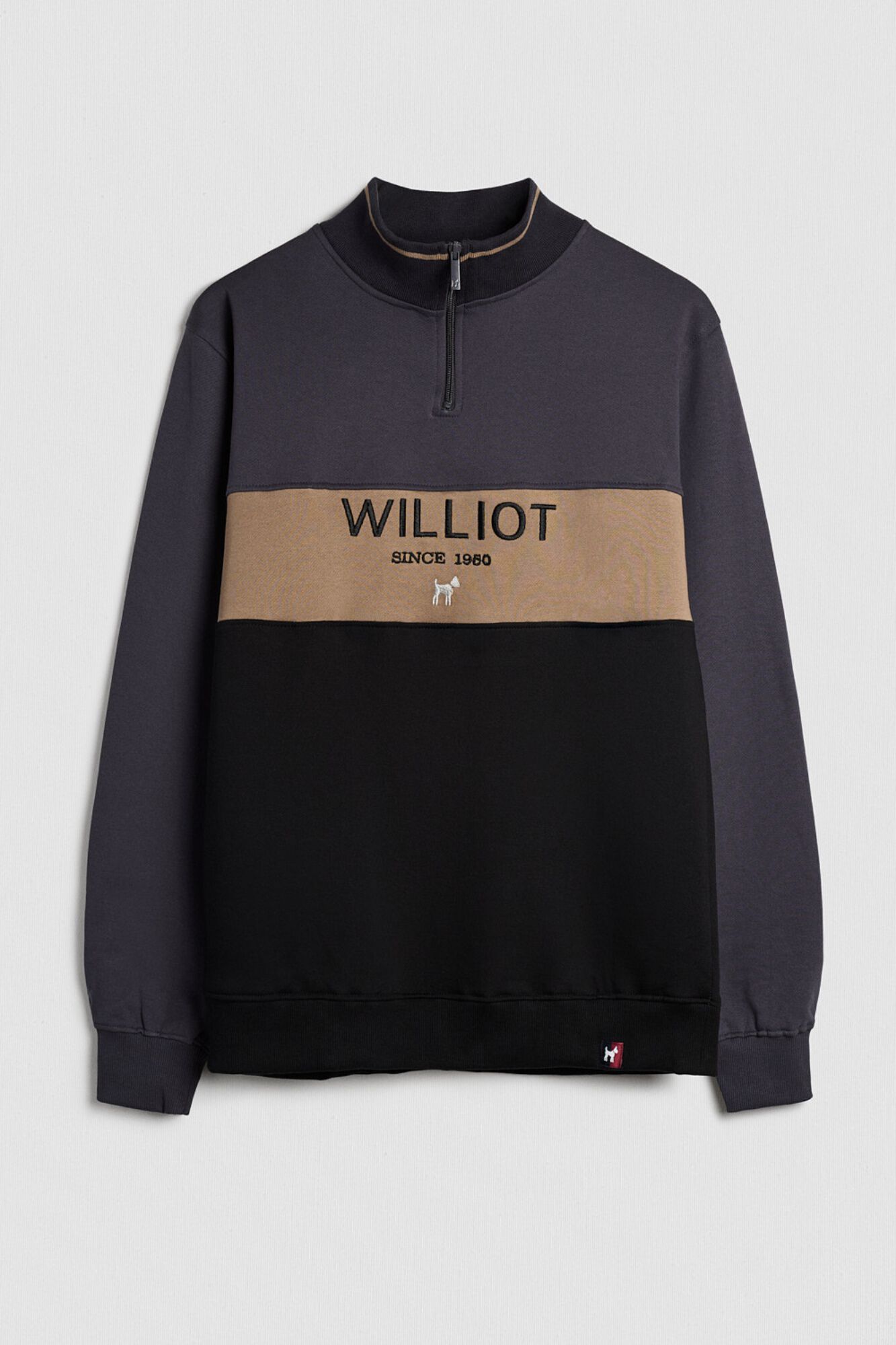 Williot Sudadera Media Cremallera