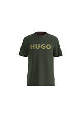 HUGO T-shirt de manga curta Verde